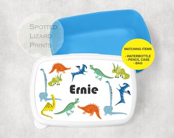Personalised Kids Snack Box | Custom Name Lunch Box for School & Nursery | Boys Girls Lunchbox | Back to School Food Container | Box