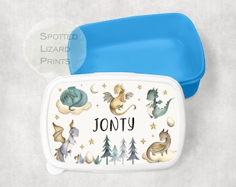 Personalised Kids Snack Box | Custom Name Lunch Box for School & Nursery | Boys Girls Lunchbox | Back to School Food Container | Box