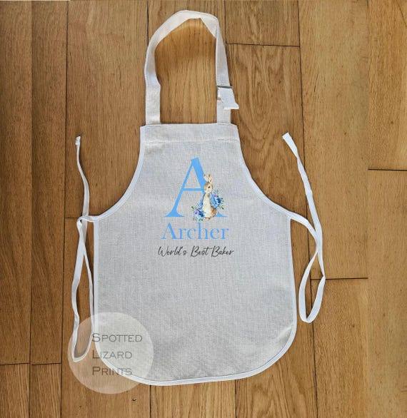 Cooking Apron, Gift for Kids, Personalised Apron, Baking for