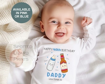 Alles Gute zum 40. Geburtstags-Daddy, 40. Geburtstag, mein Daddy, neuer Vater Geschenk, 40