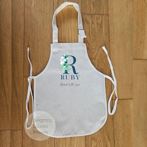 Baking Apron - Kids messy time - Personalised Gift for Kids - Personalised Apron - Childs Apron - Master chef - Kids cooking - Gift idea