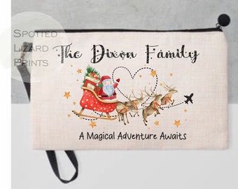Lapland Reveal Gift Personalised Passport Holder, Lapland Trip Surprise, Invitation to Lapland Gift, Family Travel Wallet, Christmas Lapland