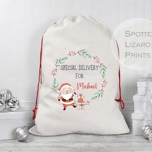 Personalised Santa Sack - Santa Sack - Santa sacks personalised - Santa Bag - Christmas present sack - Christmas gift sacks - Christmas Sack