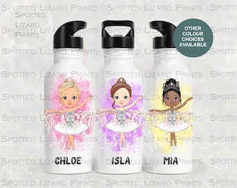 Botella de agua personalizada para niños - Botella de agua personalizada para niños - Botella de agua personalizada para niños - Botella de agua personalizada para niños Ballet