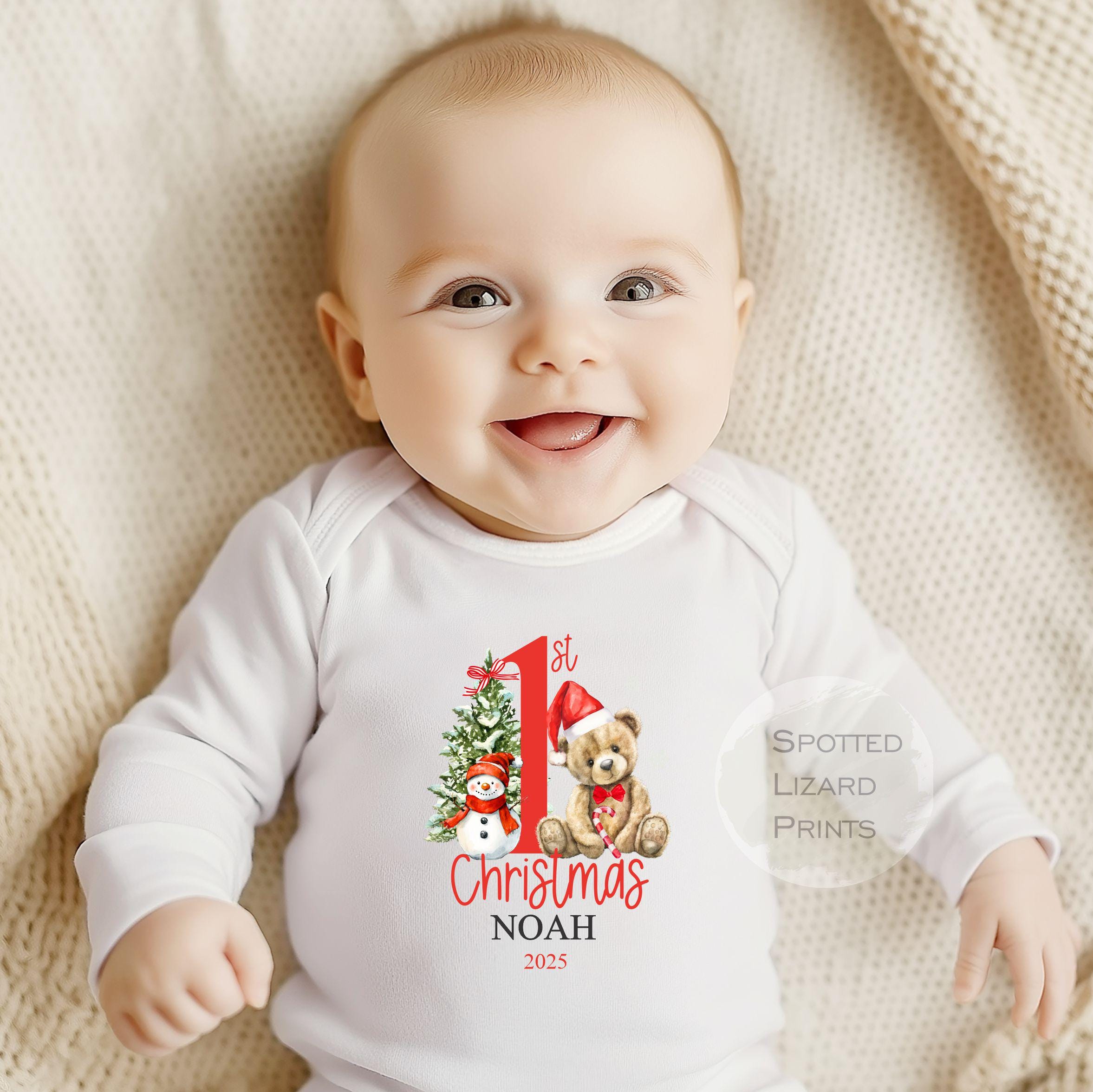 Addobbo albero Natale, pallina di Natale Il mio primo Natale, con nome