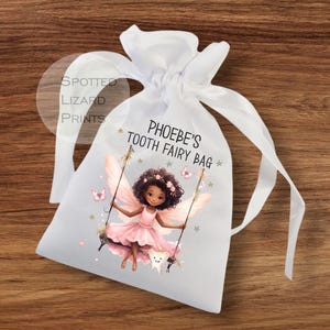 personalised tooth fairy bag - tooth fairy bags - tooth fairy bag - tooth fairy pouch - tooth fairy coins - tooth bags - fairy bag