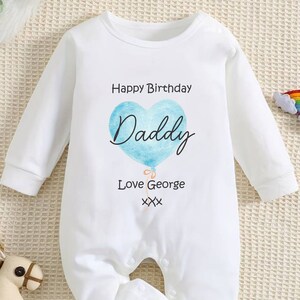 Happy Birthday DADDY Baby Girl / Boy Outfit (Erster Geburtstag 1. Geburtstag Daddy Dad Geburtstag l New Dad Geschenk | Love My Dad)