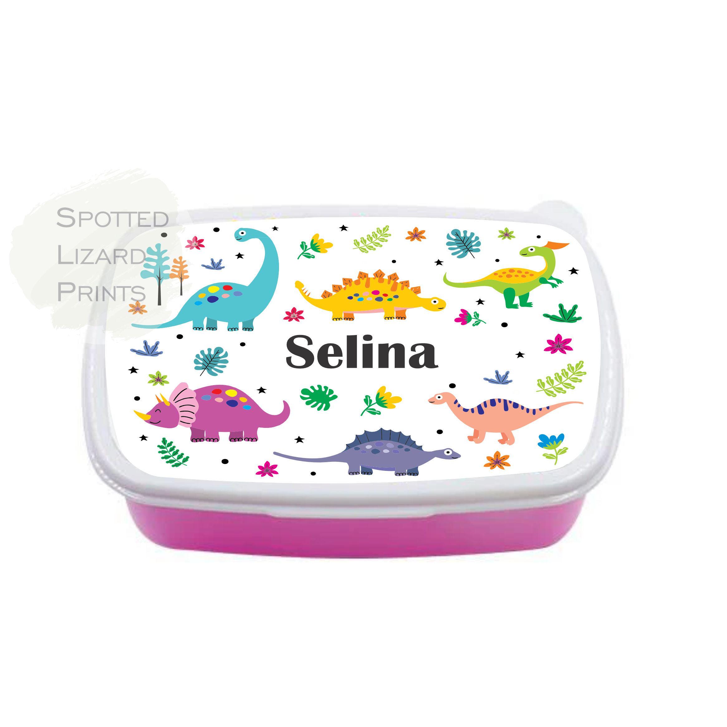 Personalised Kids Snack Box | Custom Name Lunch Box for School ...