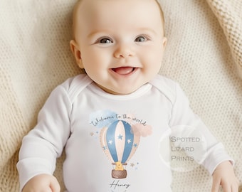 Personalised Winnie the Pooh Baby Outfit, Pooh Bear Baby Grow, Custom Name Baby Vest, Newborn Coming Home Outfit, Baby Shower Gift