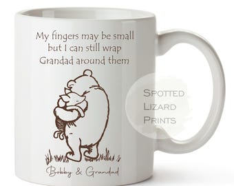 Personalised Classic Winnie the Pooh My Fingers May Be Small but