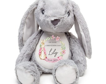 Regalo di battesimo personalizzato, Peter Rabbit Teddy, battesimo, regalo di battesimo per ragazzi, coniglietto, regalo di battesimo per ragazzo, regalo per ragazzi