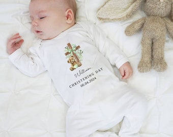 Personalisierte Tauf-Tag-Baby-Outfit - An meinem Tauf-Weste oder Strampelanzug