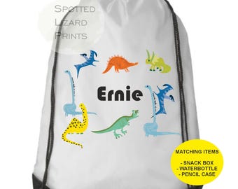 Bolsa infantil personalizada con cordón y nombre / Bolsa de educación física personalizada para la escuela, natación y baile (Reino Unido) / Bolsa de gimnasio para niñas y niños / Bolsa de kit para guardería (regalo)