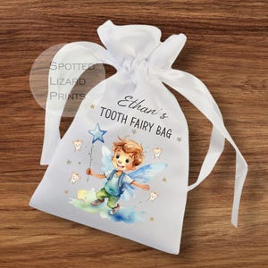 Tooth Fairy Bag - Personalised Fairy Bag - Teeth - Tooth Fairy - Tooth Keepsake - Tooth Gift Set - Personalised Tooth Fairy Bag - Kids Gift