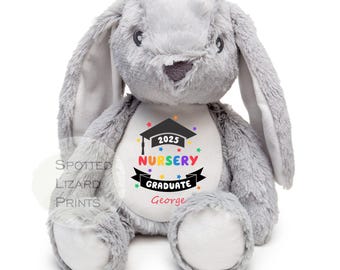 Personalised Graduation Soft Toy, Graduate Keepsake Teddy, Nursery Leaver, Preschool Leaver Teddy, Graduation Gift 2025, Class of 2025