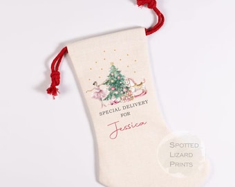 Personalised Christmas Stocking - Santa Stocking - Personalised Stocking - Family Stockings