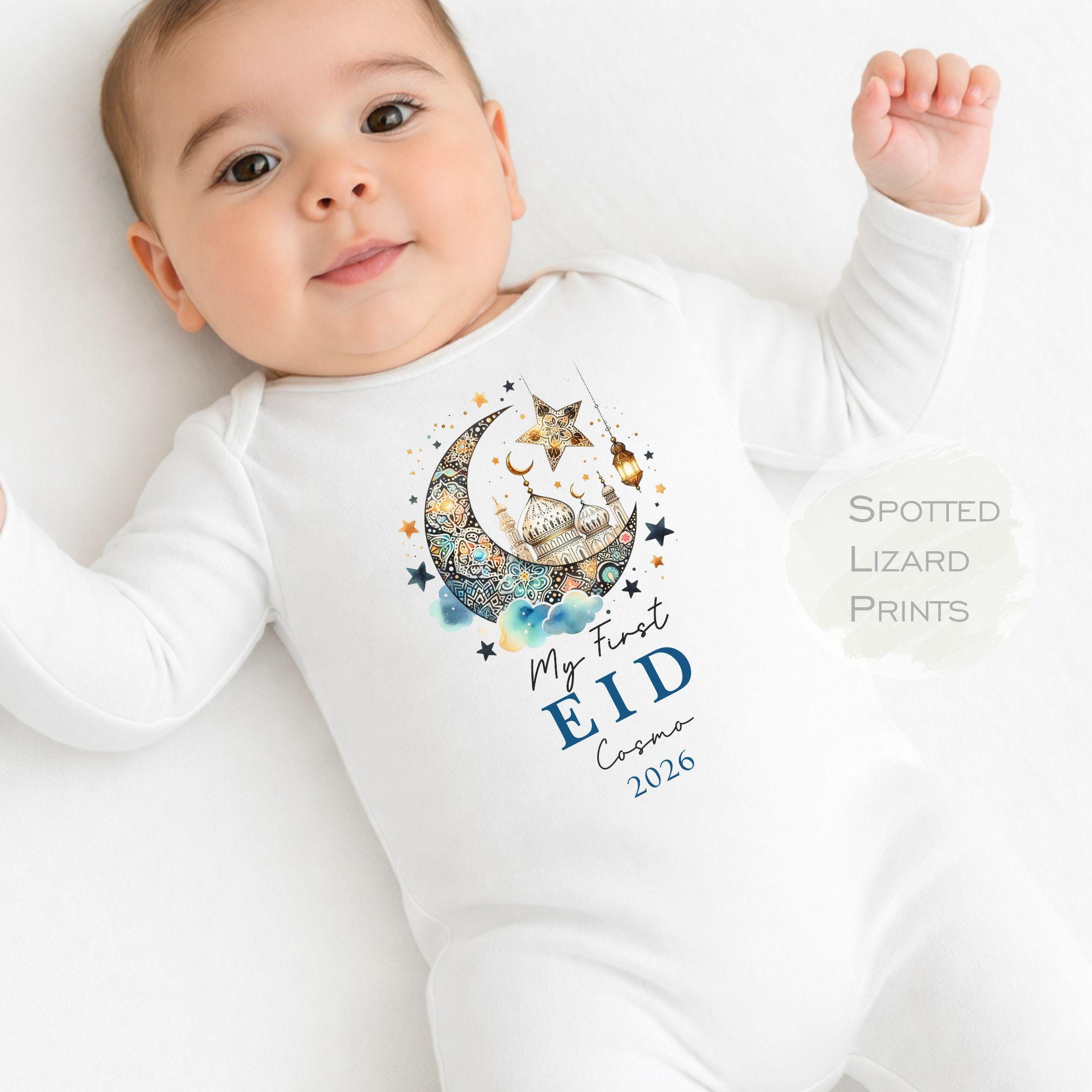 Tutina Personalizzata "It's My First Ramadan" Per Neonato – Regalo 1° Eid Musulmano - Foto 2