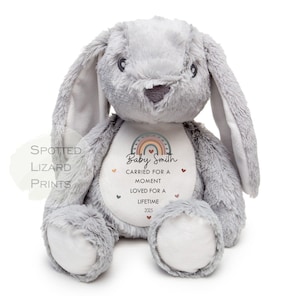 Personalisierter Baby Verlust Teddy - Fehlgeburt Teddy - Engel Baby - Still geboren Geschenke - Baby Gedenkandenken - Baby Verlust Andenken - Higgle Bär
