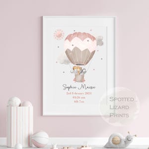 Impressão de berçário - Impressões de parede para berçário - Arte de berçário - impressões para parede de berçário - arte de parede de berçário personalizada - impressão de berçário personalizada