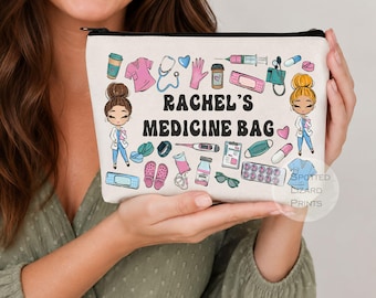 First Aid Pouch Bag, Ouch Pouch Medicine Organiser, Travel First Aid Kit Case, Car First Aid Kit, Handbag Medicine Bag Emergency Kit Storage