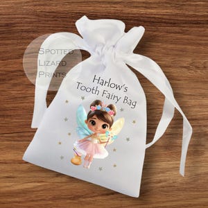 personalised tooth fairy bag - tooth fairy bags - tooth fairy bag - tooth fairy pouch - tooth fairy coins - tooth bags - fairy bag