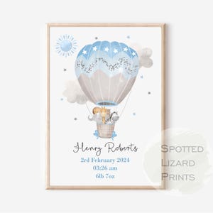 Nursery print - Wall prints for Nursery - Nursery art - prints for nursery wall - personalised nursery wall art - personalised nursery print