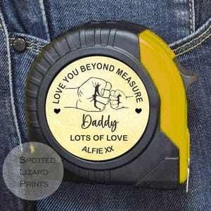 Personalised Tape measure - Fathers Day Gift - Personalised measuring Tape - Personalised tape measures - Tape measure personalised