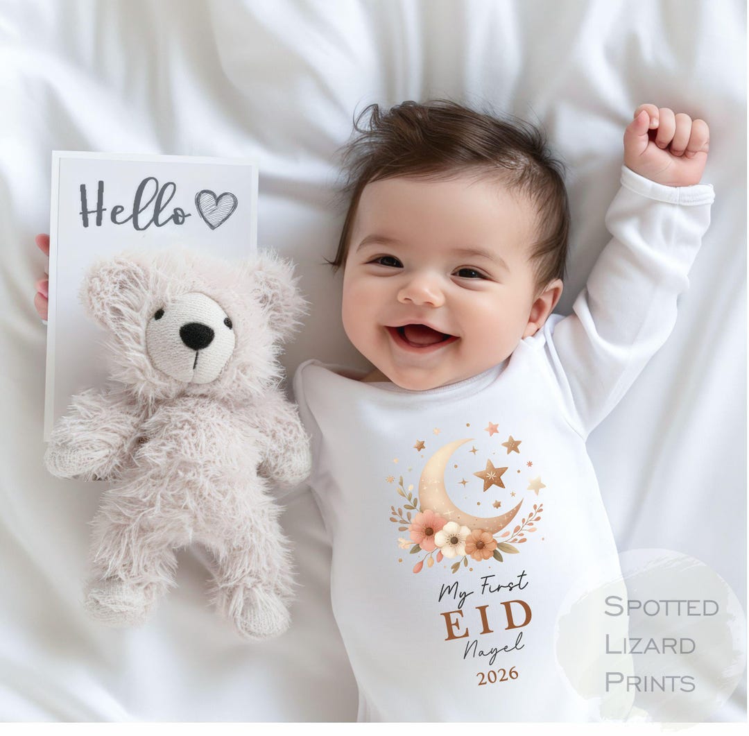 Set da 2 pezzi personalizzato per il primo Ramadan Eid Baby