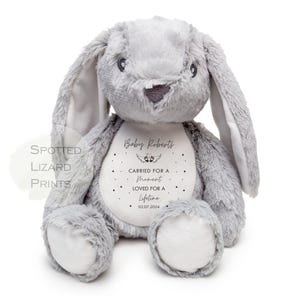 Personalisierter Baby Verlust Teddy - Fehlgeburt Teddy - Engel Baby - Still geboren Geschenke - Baby Gedenkandenken - Baby Verlust Andenken - Higgle Bär
