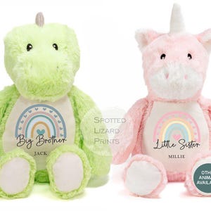 Regalo para hermanos, Bebé niña, Regalo para recién nacido, Hermana mayor, Hermano menor, Niños, Niñas, Recién nacido, Rosa, Azul, Padres primerizos, Osito de peluche, Regalo para bebé