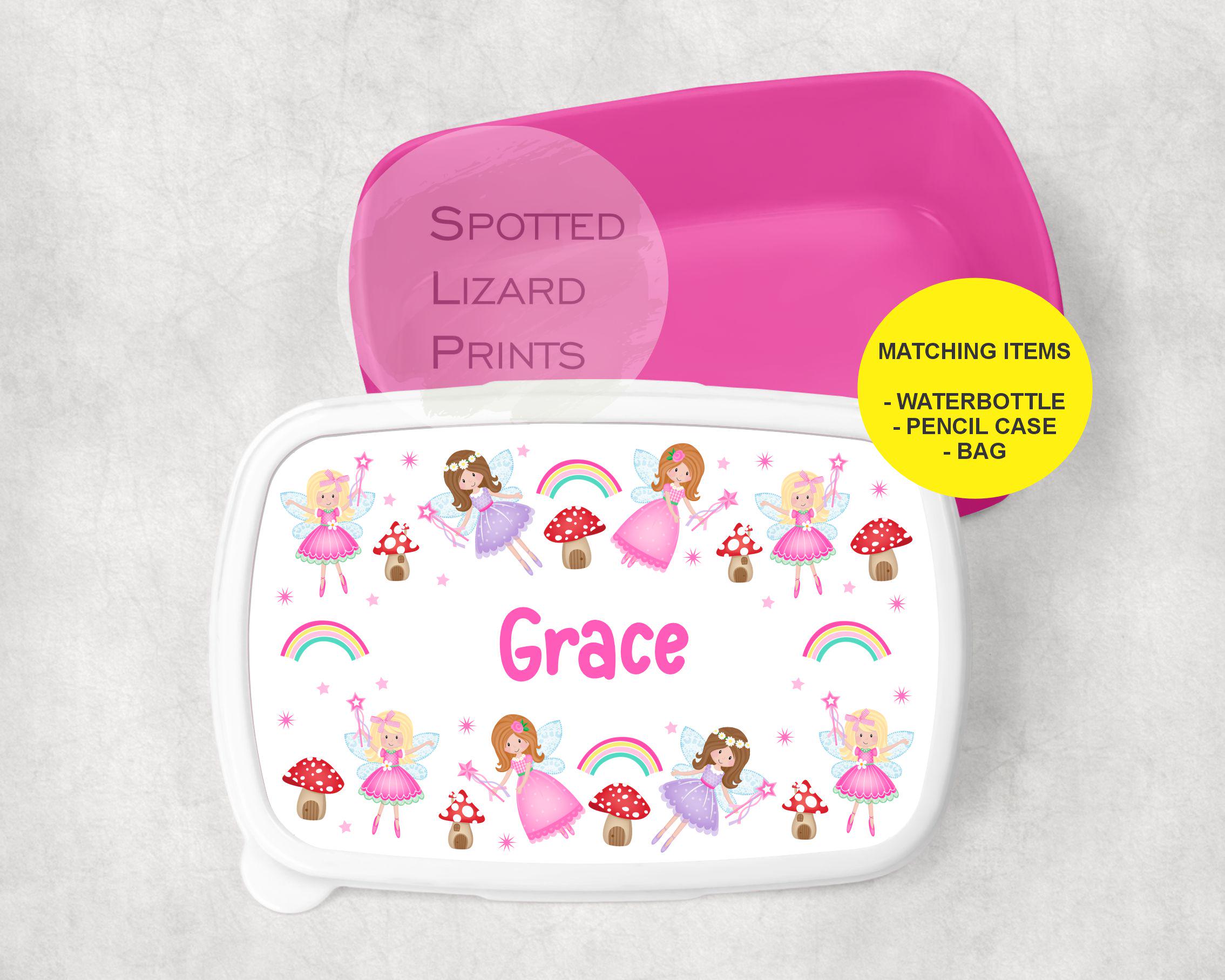 Personalised Kids Snack Box | Custom Name Lunch Box for School ...