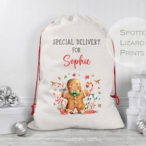 Personalised Santa Sack - Santa Sack - Santa sacks personalised - Santa Bag - Christmas present sack - Christmas gift sacks - Christmas Sack