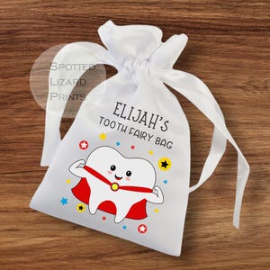 personalised tooth fairy bag - tooth fairy bags - tooth fairy bag - tooth fairy pouch - tooth fairy coins - tooth bags - fairy bag