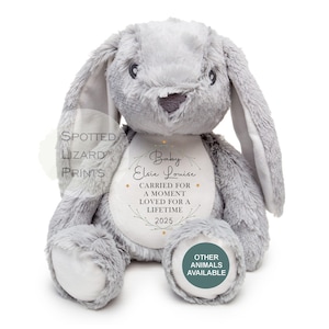 Personalisierter Baby Verlust Teddy - Fehlgeburt Teddy - Engel Baby - Still geboren Geschenke - Baby Gedenkandenken - Baby Verlust Andenken - Higgle Bär