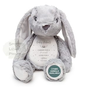 Personalisierter Baby Verlust Teddy - Fehlgeburt Teddy - Engel Baby - Still geboren Geschenke - Baby Gedenkandenken - Baby Verlust Andenken - Higgle Bär