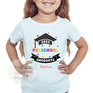 Personalised Nursery, Preschool, School Graduation Kids T-Shirt