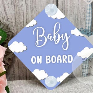 Baby on board sign, Baby on Board, Gift for new Mum, Baby warning sign, Gift for new Mum, Car sign, baby shower gift