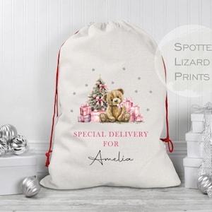 Personalised Santa Sack - Santa Sack - Santa sacks personalised - Santa Bag - Christmas present sack - Christmas gift sacks - Christmas Sack