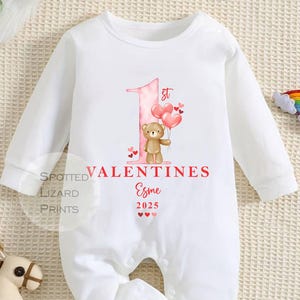 My first Valentines Day - Personalised Valentines Day Clothing - Gift for her - Gift for Mum - New Baby Gift - Baby Valentines - Clothing