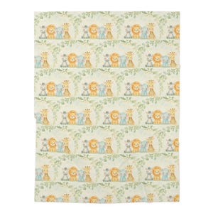 Adorable Baby Swaddle Blanket - Cozy Infant Wrap for Newborns, Nursery Decor, Shower Gift, Cute Animal Print, Baby Blanket