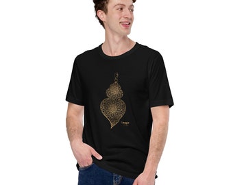 Heart of Viana Golden Filigree T-shirt, Coração de Viana - Filigrana Dourada, Souvenir tee, Portuguese Culture, missing home, Saudade, Gifts