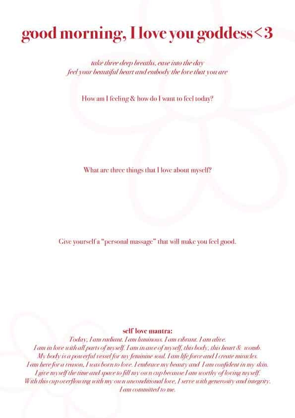 Printable PDF Morning Check List Morning Check-in Goddess - Etsy