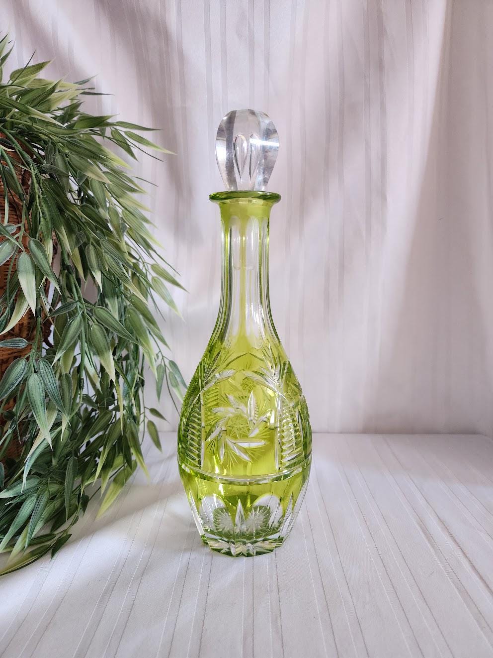Val Saint Lambert Decanter - Etsy