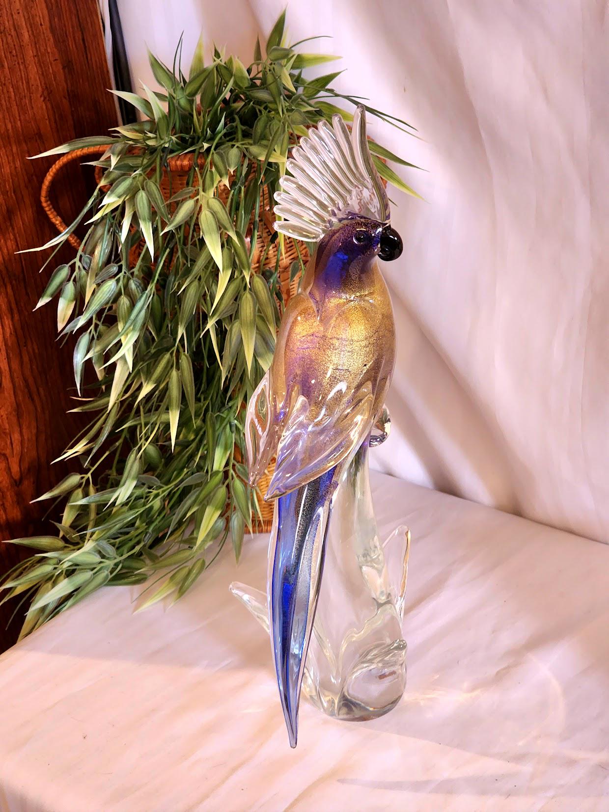 Murano Cockatoo - Etsy