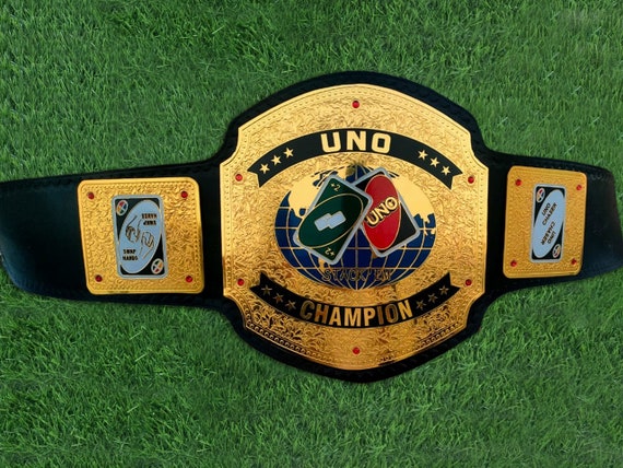 UNO Wrestling Heavyweight Championship Belt UNO Card Game Adult