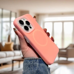 JelliFleck Coque iPhone | Coque pour iPhone 16 15 14 13 12 11 Pro Max | Coque iPhone MagSafe | Housse de téléphone en silicone Meilleur cadeau pour elle