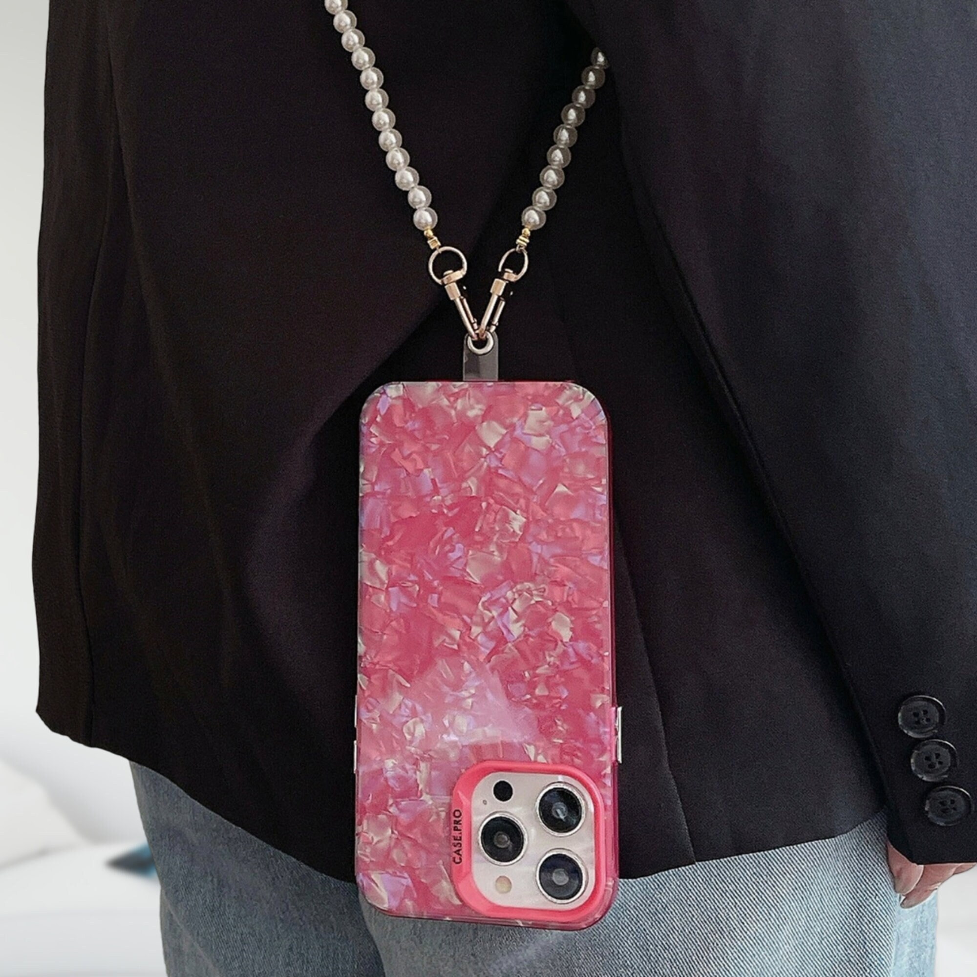 iPhoneケース Her lip to - HLT Scarf Hand Chain iPhone Case 𝖢𝗈𝗆𝗂𝗇𝗀 𝗍𝗈 𝗒𝗈𝗎 𝗌𝗈𝗈𝗇… 𝖫𝖺𝗎𝗇𝖼𝗁𝗂𝗇𝗀