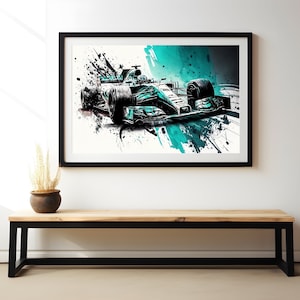 Formula 1 wall art F1 wall art formula 1 poster formula one wall decor formula one print racing wall art F1 man cave poster digital download
