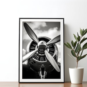 Airplane print print aeroplane wall art plane wall art airplane poster black and white art plane print printable wall art digital download