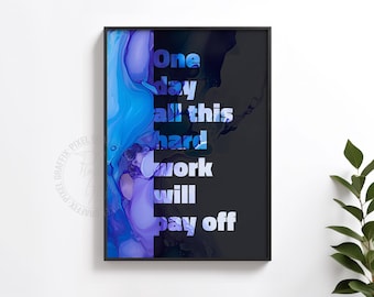 Motivational quote poster wall art inspirational wall decor motivational abstract print abstract wall art printable digital download print